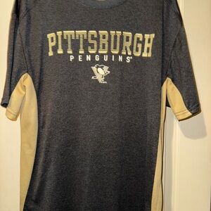 NHL Gray and Cream Short Sleeve Tee